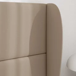 vidaXL Hoofdbord oor Bruin 80 x 23 x 6 cm PVC
