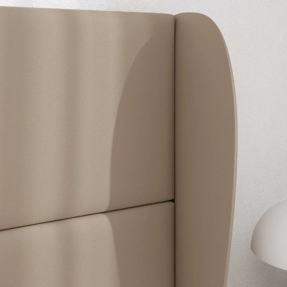 vidaXL Hoofdbord oor Bruin 80 x 23 x 6 cm PVC