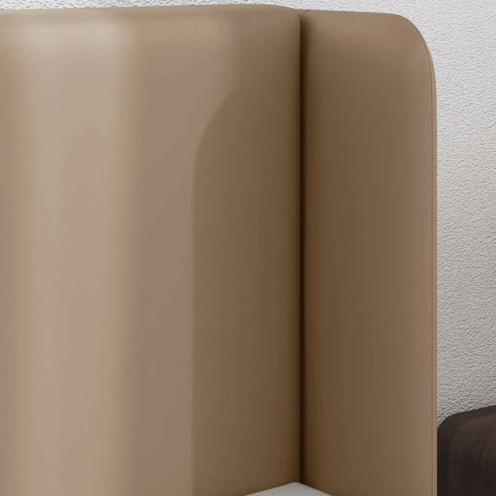 vidaXL Hoofdbord oor Bruin 40,5 x 40,5 x 4 cm PVC