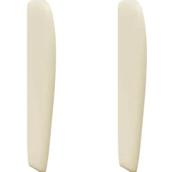 vidaXL Hoofdbord oor Crème PVC
