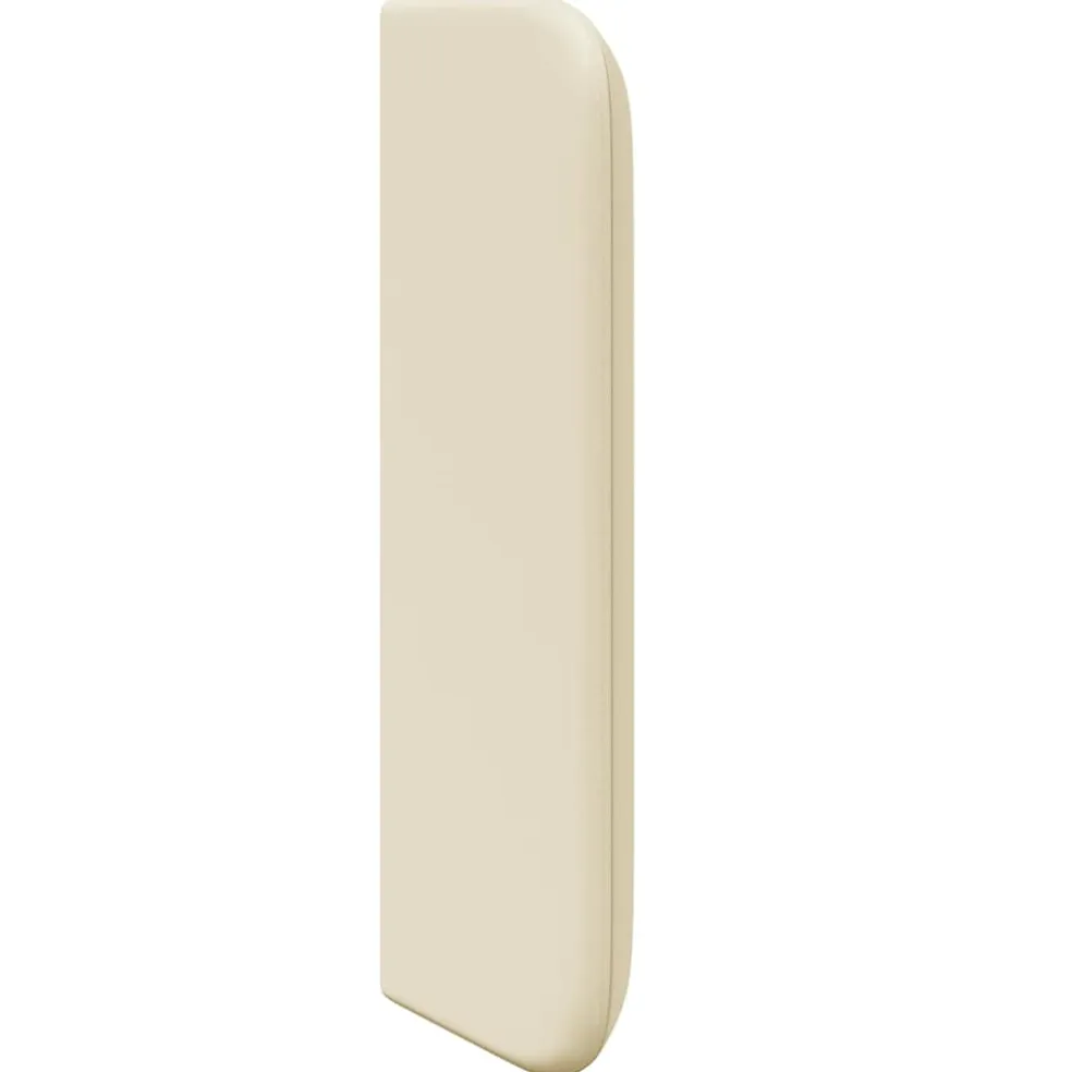 vidaXL Hoofdbord oor Crème 40,5 x 40,5 x 4 cm PVC
