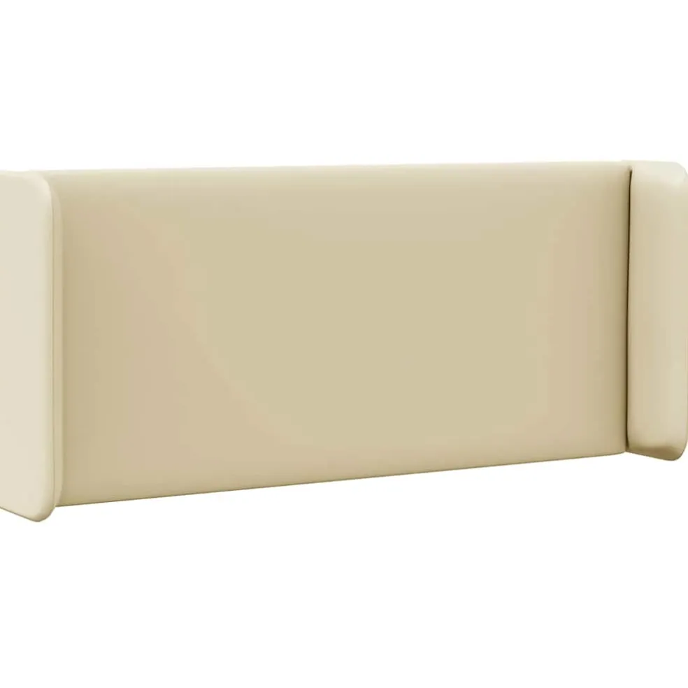 vidaXL Hoofdbord oor Crème 40,5 x 40,5 x 4 cm PVC