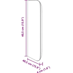 vidaXL Hoofdbord oor Crème 40,5 x 40,5 x 4 cm PVC