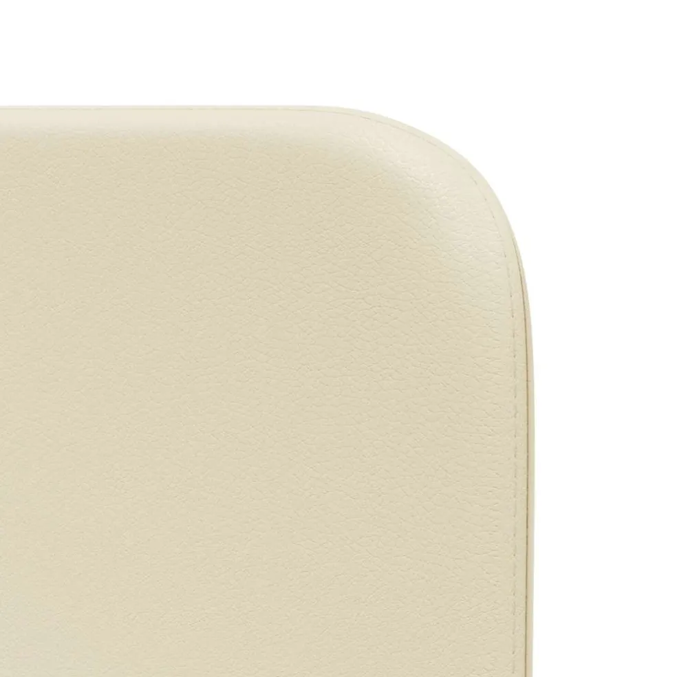 vidaXL Hoofdbord oor Crème 40,5 x 40,5 x 4 cm PVC