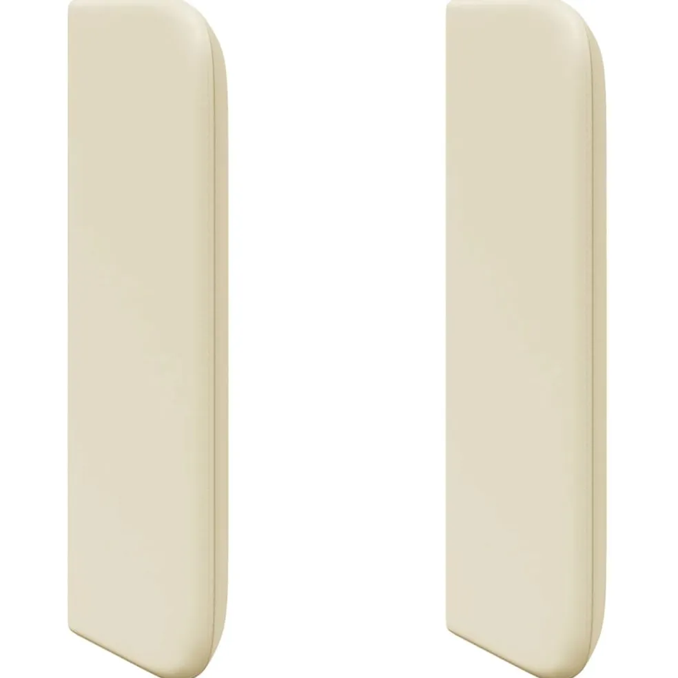 vidaXL Hoofdbord oor Crème 40,5 x 40,5 x 4 cm PVC
