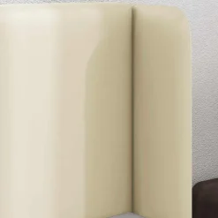vidaXL Hoofdbord oor Crème 40,5 x 40,5 x 4 cm PVC