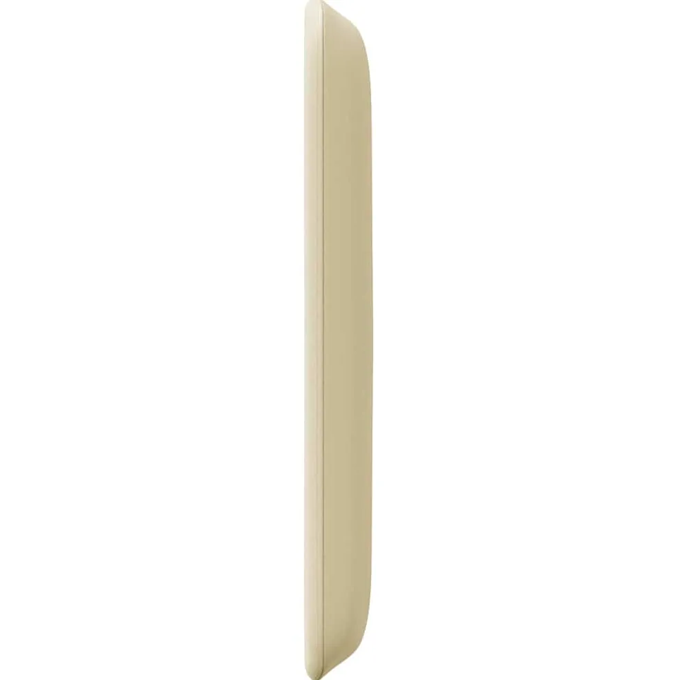 vidaXL Hoofdbord oor Crème 40,5 x 40,5 x 4 cm PVC