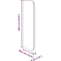 vidaXL Hoofdbord oor Crème 40,5 x 40,5 x 4 cm Stof