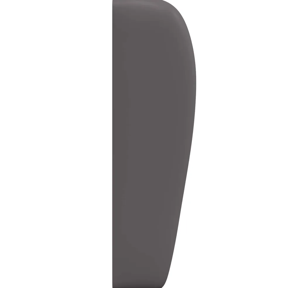 vidaXL Hoofdbord oor Dim Grijs 80 x 23 x 6 cm PVC