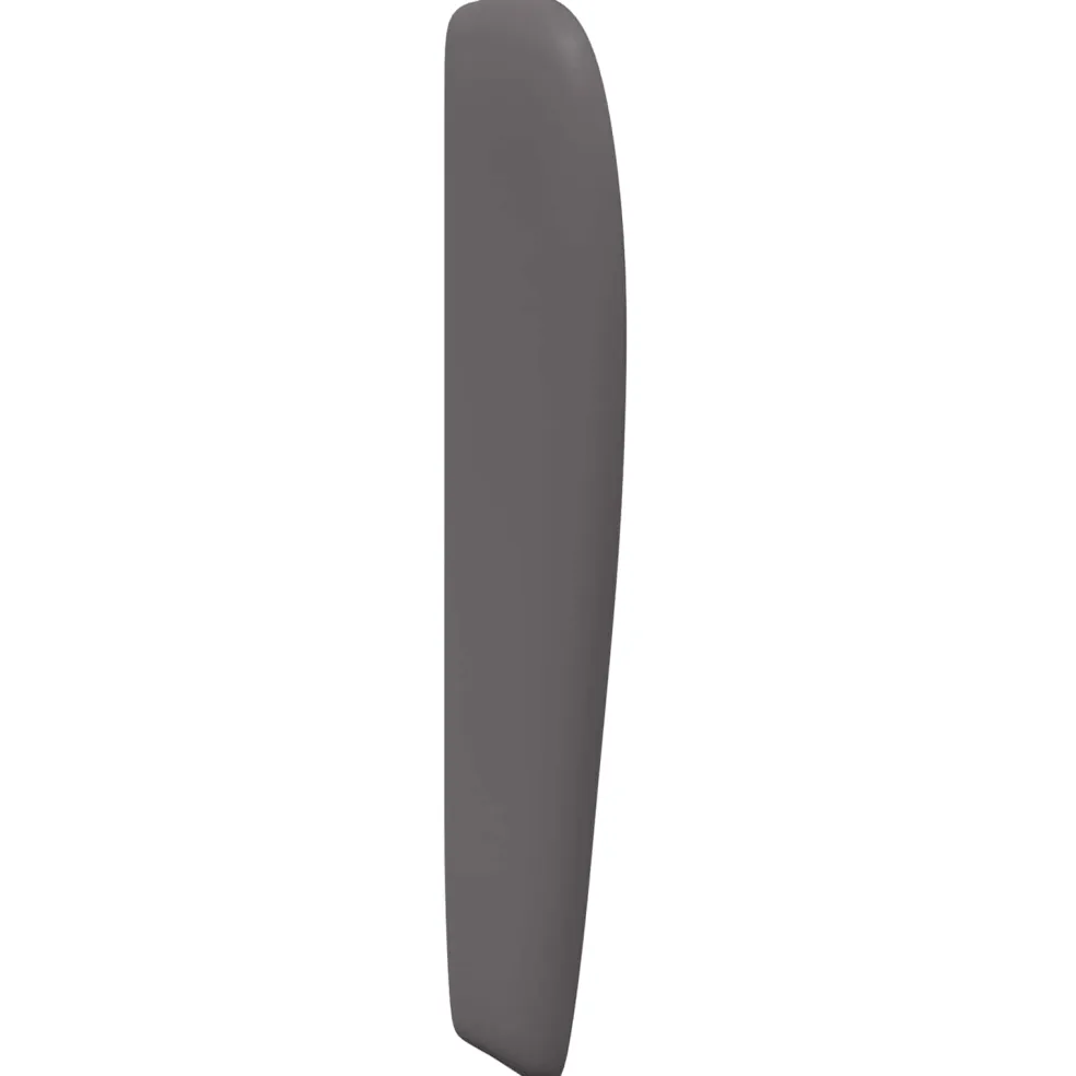 vidaXL Hoofdbord oor Dim Grijs 80 x 23 x 6 cm PVC