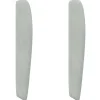 vidaXL Hoofdbord oor Lichtgrijs 80 x 23 x 6 cm Fluweel