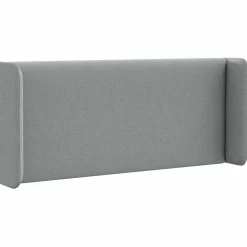 vidaXL Hoofdbord oor met hoofdeinde Grijs 40,5 x 40,5 x 4 cm Stof