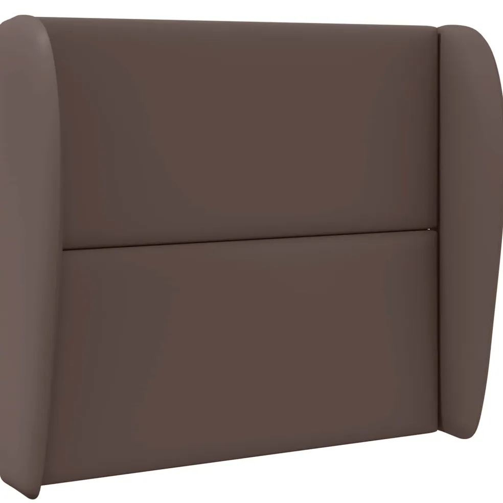 vidaXL Hoofdbord oor Tan PVC