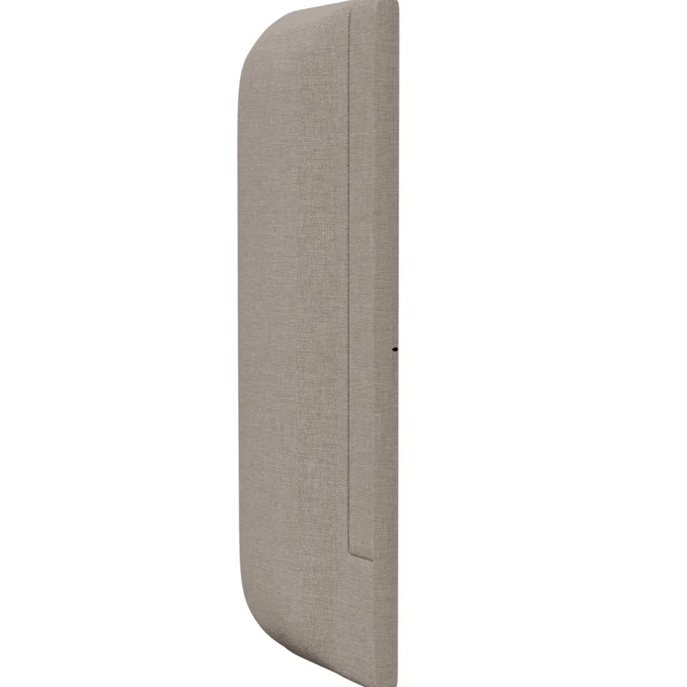 vidaXL Hoofdbord oor Taupe 40,5 x 40,5 x 4 cm Stof