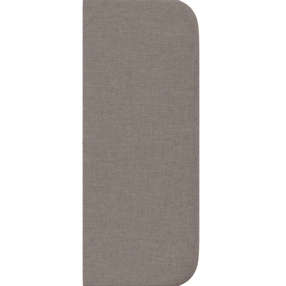 vidaXL Hoofdbord oor Taupe 40,5 x 40,5 x 4 cm Stof