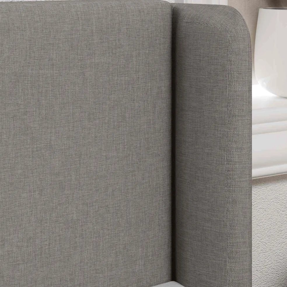vidaXL Hoofdbord oor Taupe 40,5 x 40,5 x 4 cm Stof