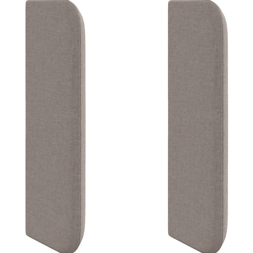 vidaXL Hoofdbord oor Taupe 40,5 x 40,5 x 4 cm Stof