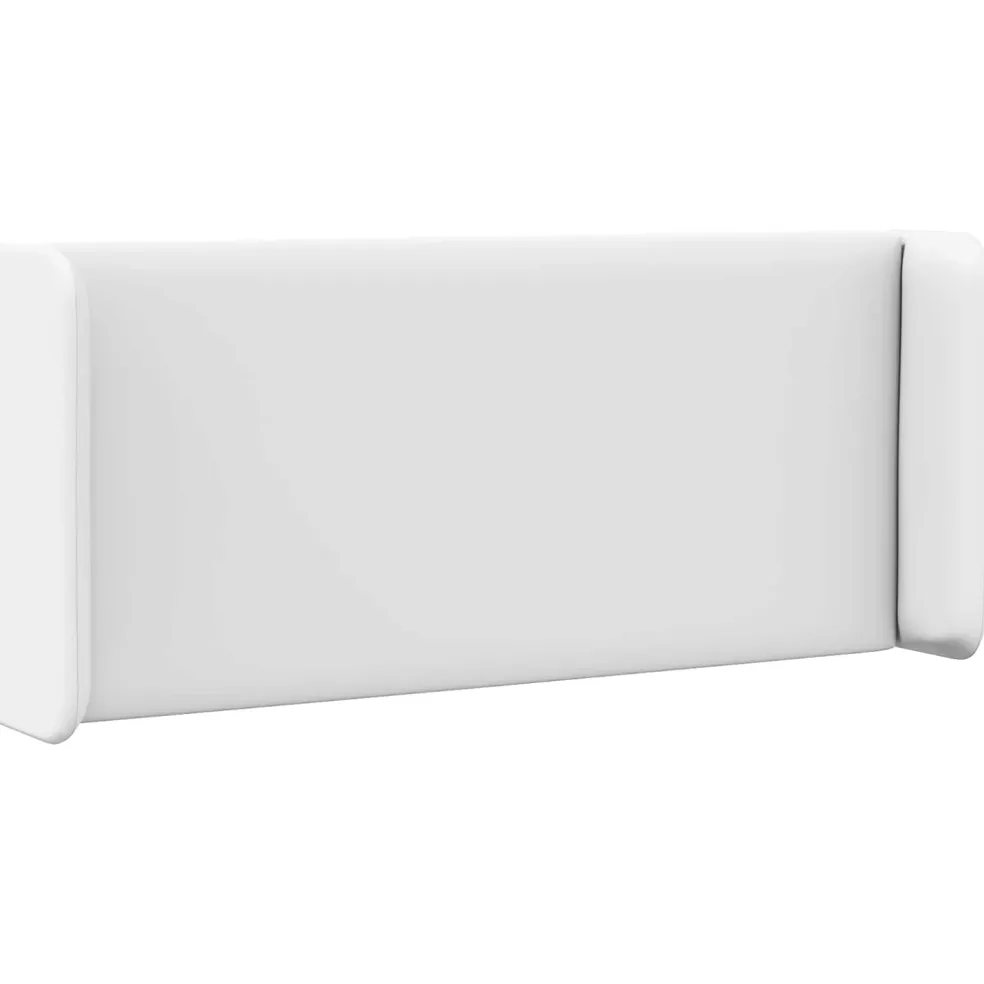 vidaXL Hoofdbord oor Wit PVC