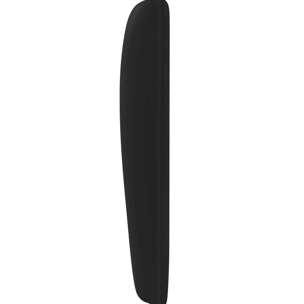 vidaXL Hoofdbord oor Zwart 80 x 23 x 6 cm PVC