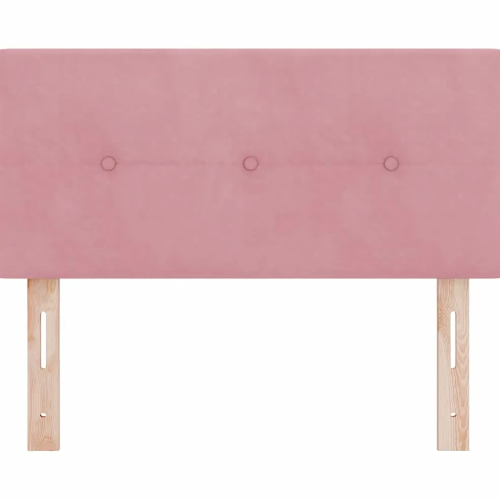 vidaXL Hoofdbord Roze 80 cm Fluweel