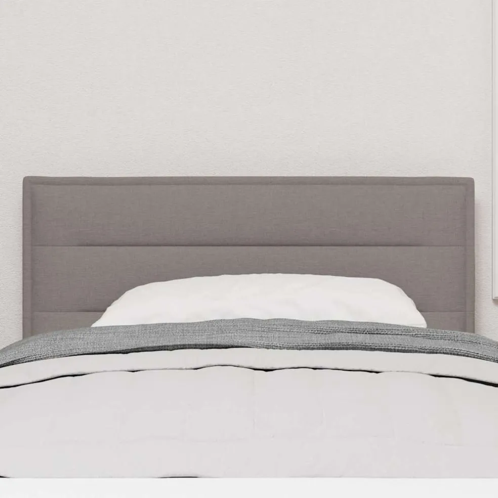 vidaXL Hoofdbord Taupe Stof