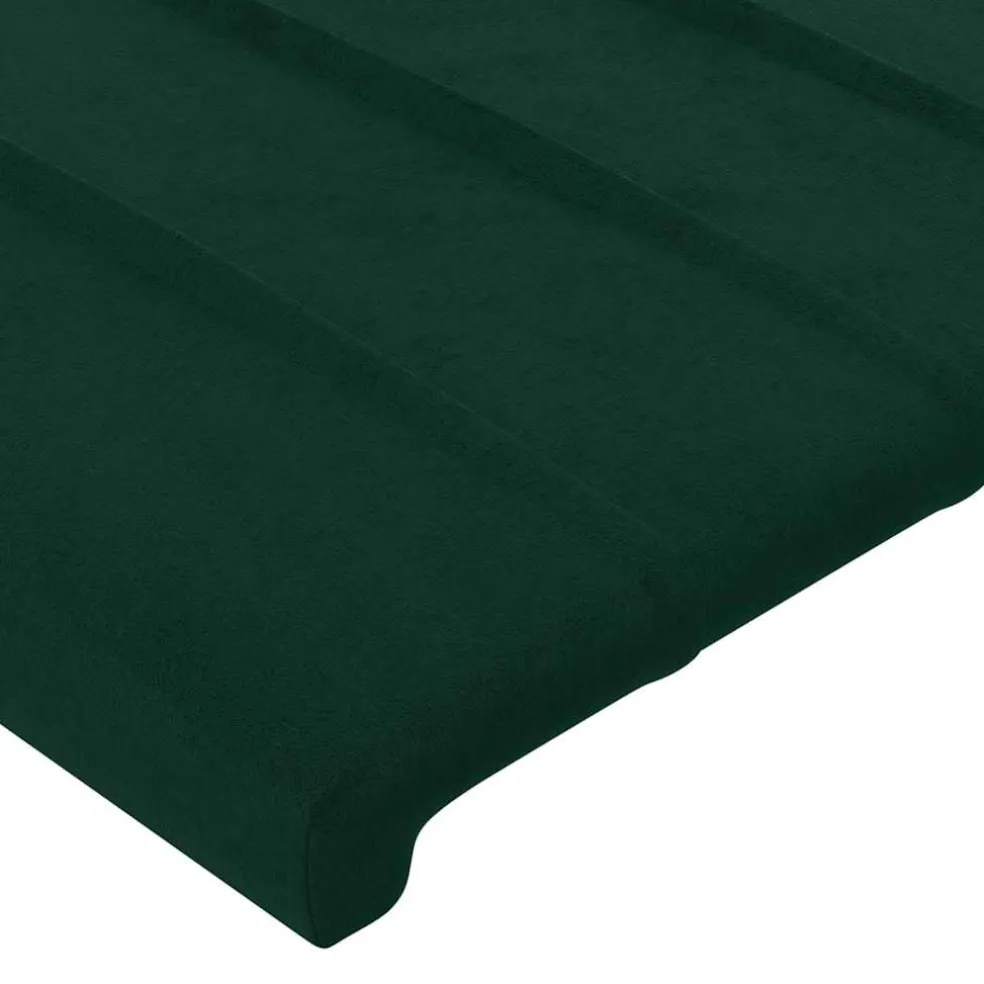 vidaXL Hoofdbord 80x5x78/88 cm fluweel donkergroen