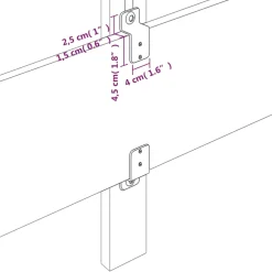 vidaXL Hoofdbord 80x5x78/88 cm fluweel donkergrijs