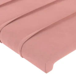 vidaXL Hoofdbord 80x5x78/88 cm fluweel roze
