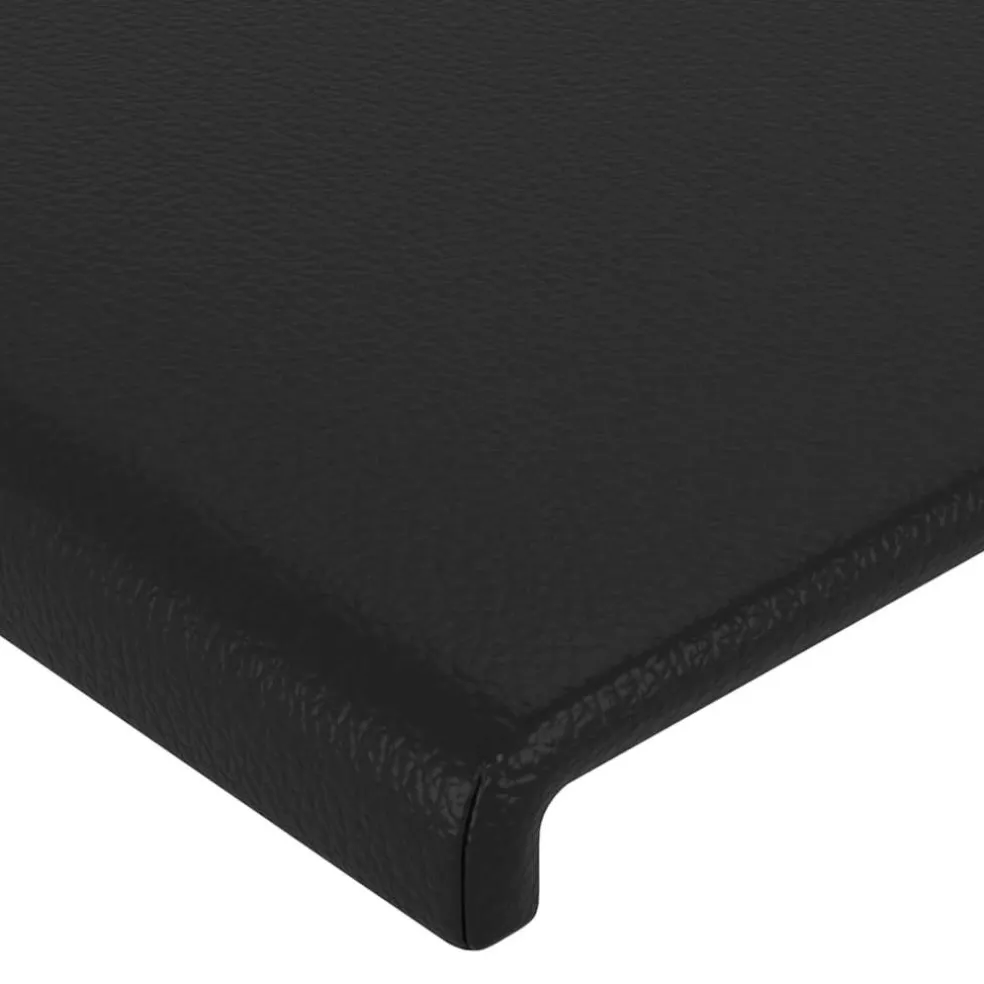 vidaXL Hoofdbord 80x5x78/88 cm kunstleer zwart