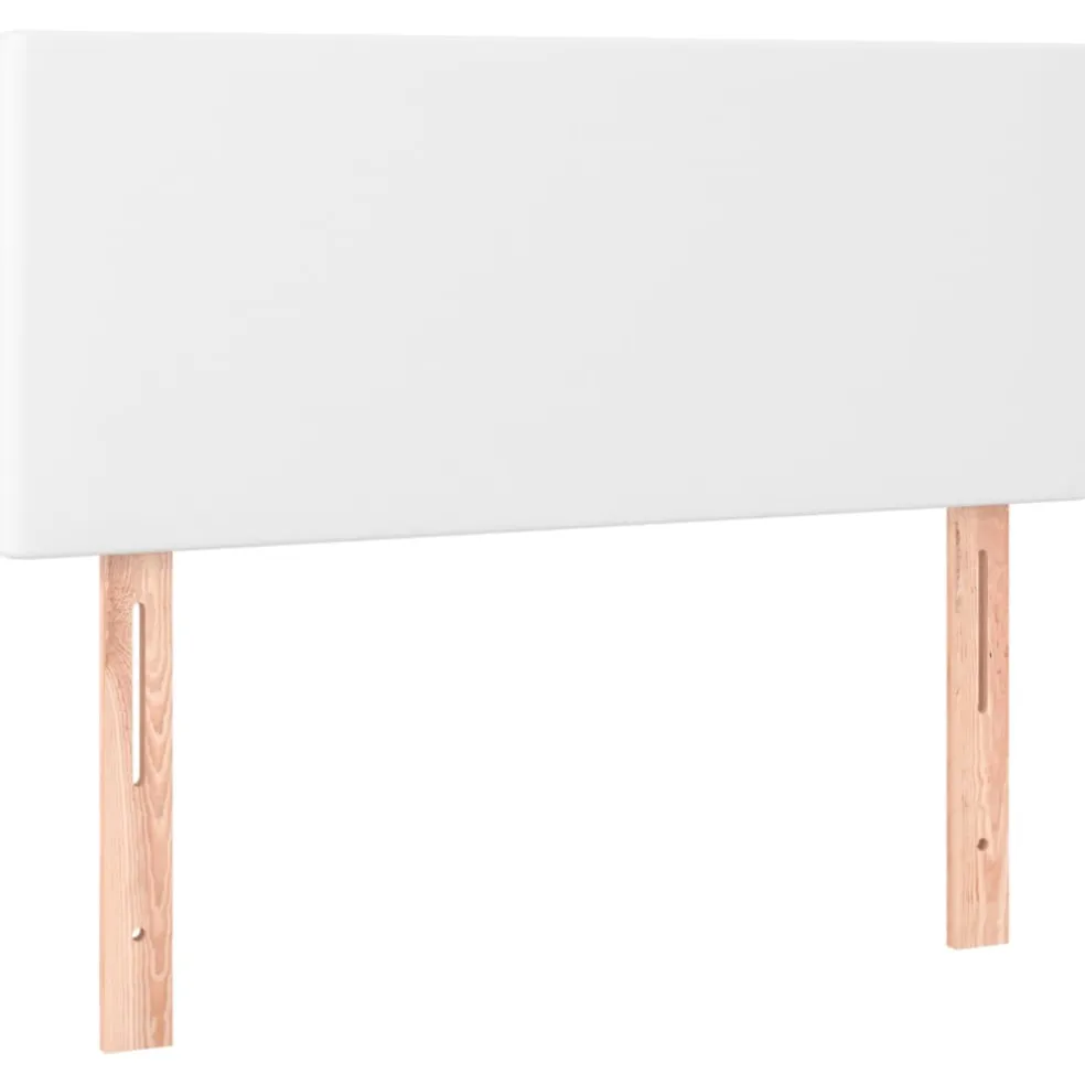 vidaXL Hoofdbord 80x5x78/88 cm kunstleer wit
