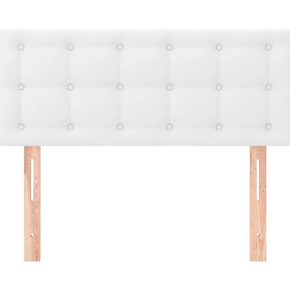vidaXL Hoofdbord 80x5x78/88 cm kunstleer wit