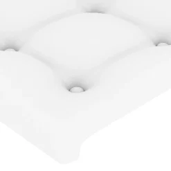vidaXL Hoofdbord 80x5x78/88 cm kunstleer wit