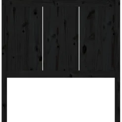 vidaXL Hoofdbord 95,5x4x100 cm massief grenenhout zwart