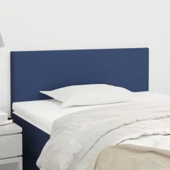 vidaXL Hoofdbord 80x5x78/88 cm stof blauw