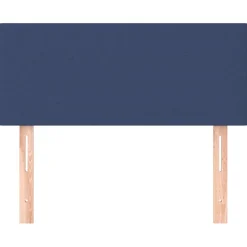 vidaXL Hoofdbord 80x5x78/88 cm stof blauw