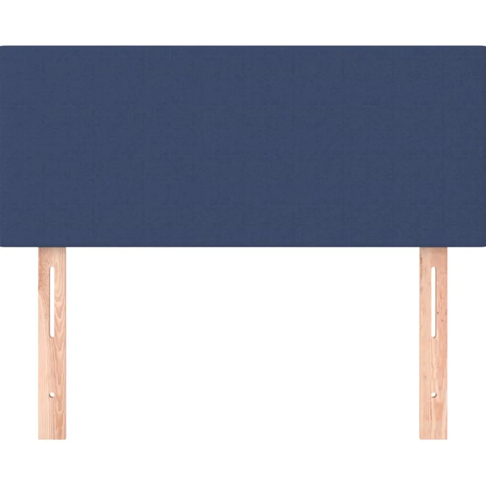 vidaXL Hoofdbord 80x5x78/88 cm stof blauw