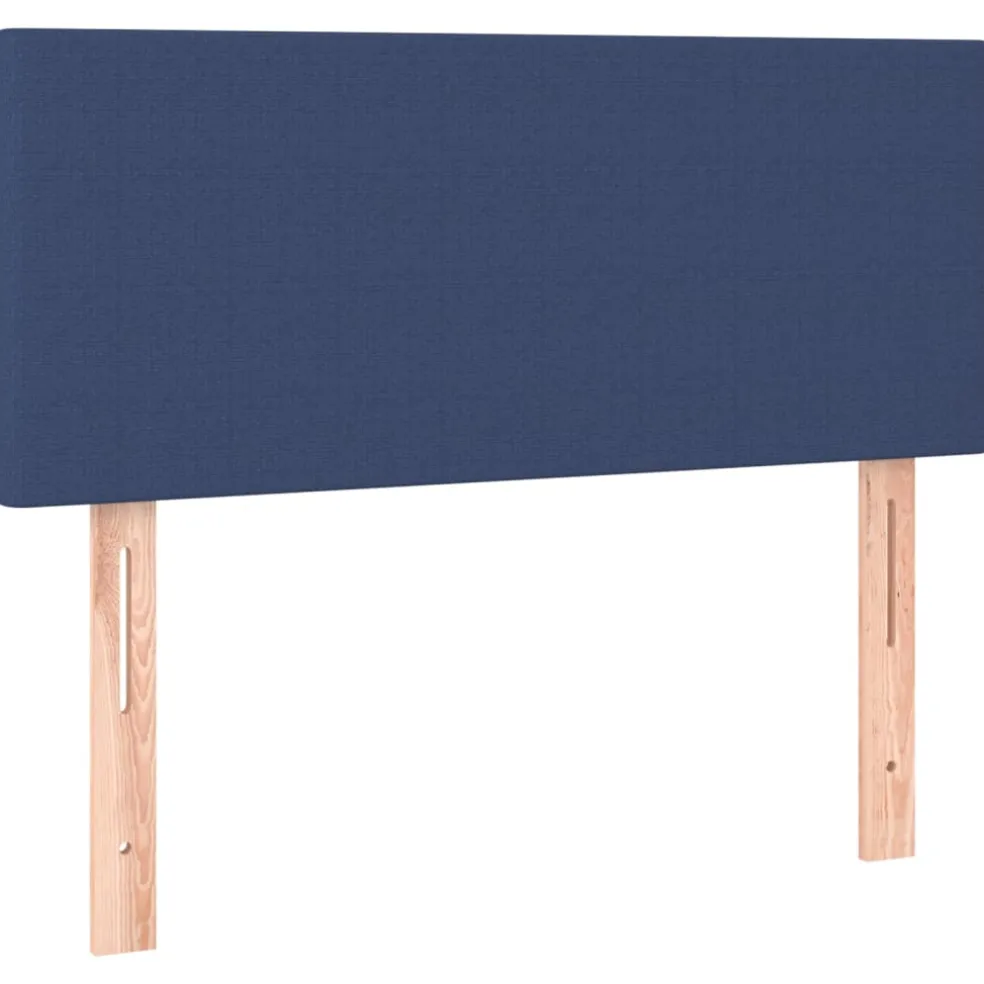 vidaXL Hoofdbord 80x5x78/88 cm stof blauw