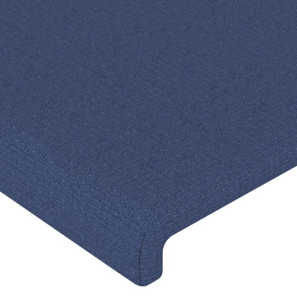 vidaXL Hoofdbord 80x5x78/88 cm stof blauw