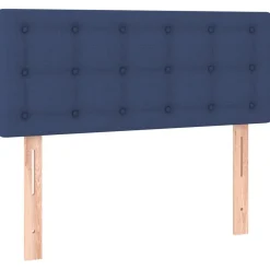 vidaXL Hoofdbord 80x5x78/88 cm stof blauw