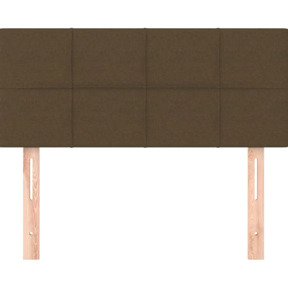 vidaXL Hoofdbord 80x5x78/88 cm stof donkerbruin