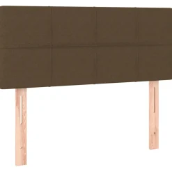vidaXL Hoofdbord 80x5x78/88 cm stof donkerbruin