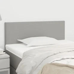 vidaXL Hoofdbord 80x5x78/88 cm stof lichtgrijs