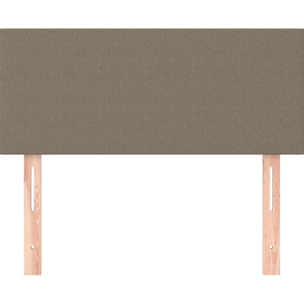 vidaXL Hoofdbord 80x5x78/88 cm stof taupe