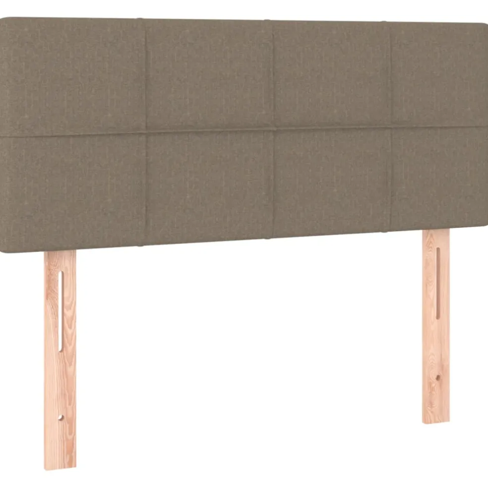 vidaXL Hoofdbord 80x5x78/88 cm stof taupe