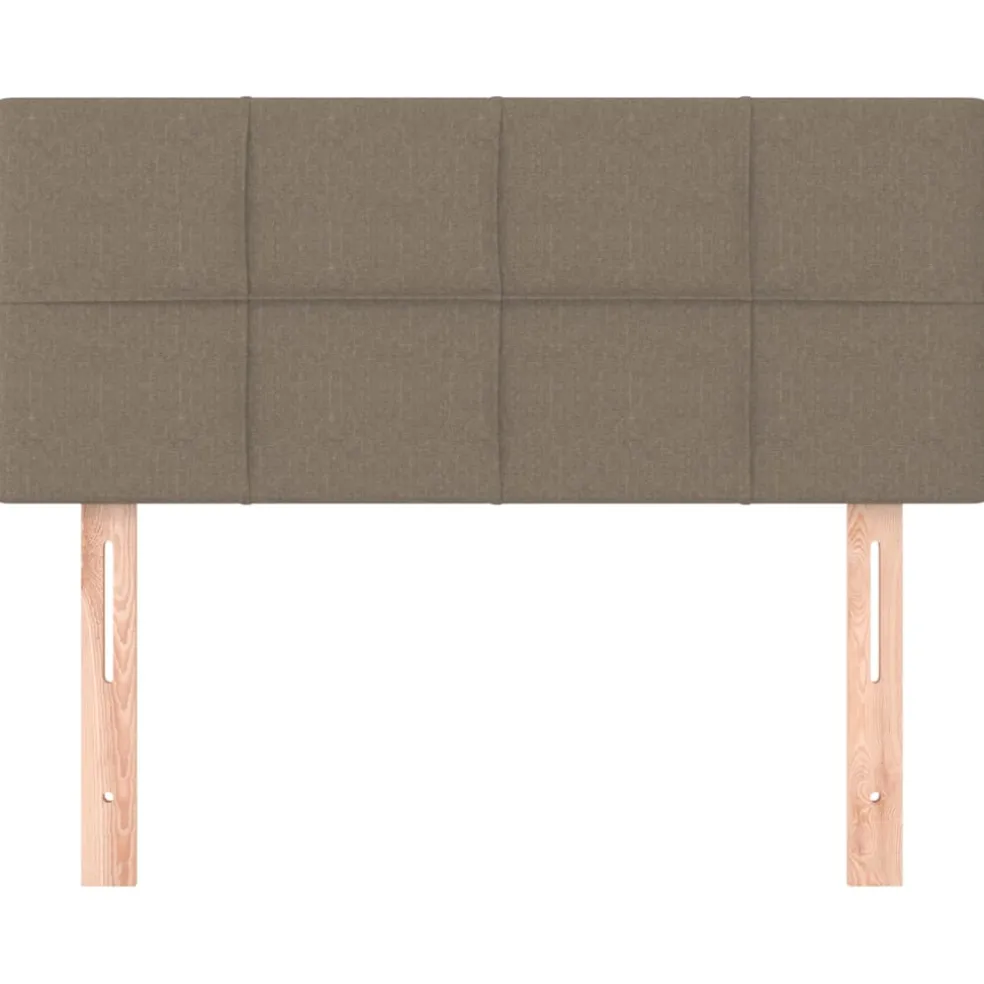 vidaXL Hoofdbord 80x5x78/88 cm stof taupe
