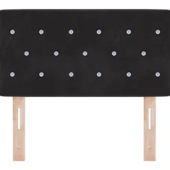 vidaXL Hoofdbord Zwart 80 cm Fluweel