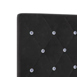 vidaXL Hoofdbord Zwart 80 cm Fluweel