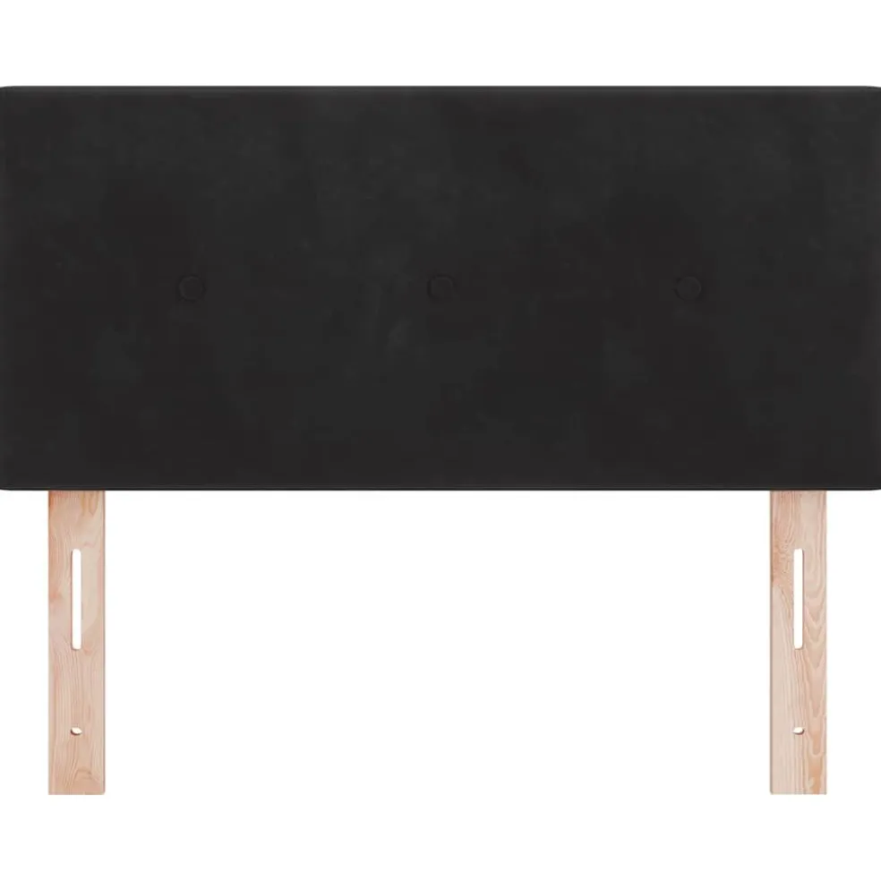 vidaXL Hoofdbord Zwart 80 cm Fluweel