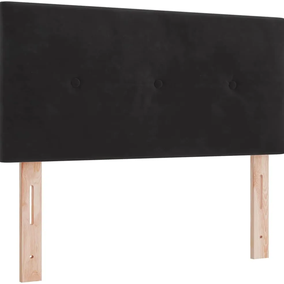 vidaXL Hoofdbord Zwart 80 cm Fluweel