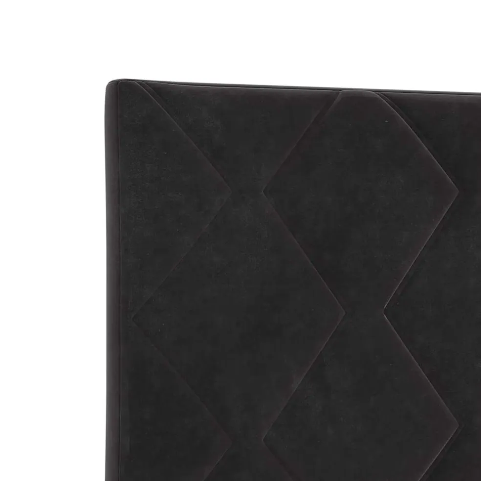 vidaXL Hoofdbord Zwart 80 cm Fluweel